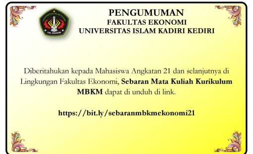 Pengumuman Sebaran Matkul MBKM FE 2022